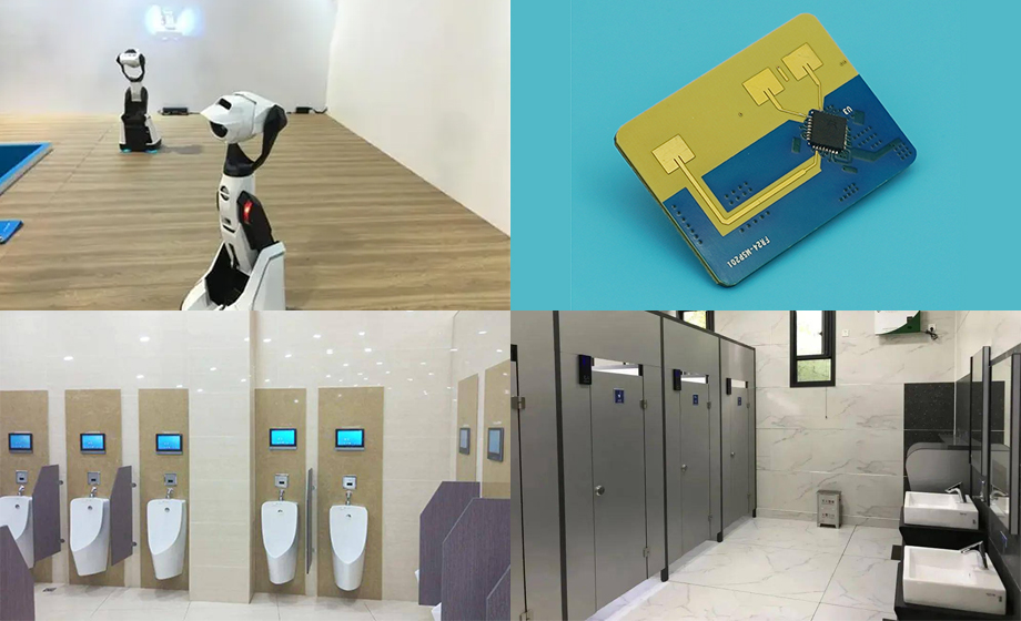 Microwave radar induction module robot anti-fall public toilet pit status detection Microwave radar induction module robot anti-fall public toilet pit status detection